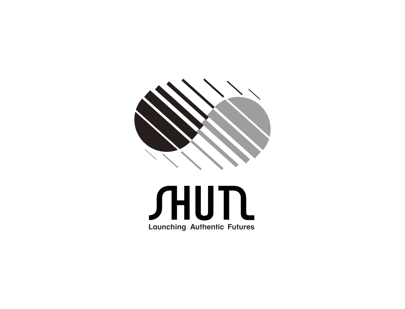 SHUTL ロゴとコンセプト「Launching Authentic Futures」